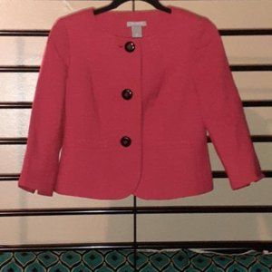 Ann Taylor red short jacket
